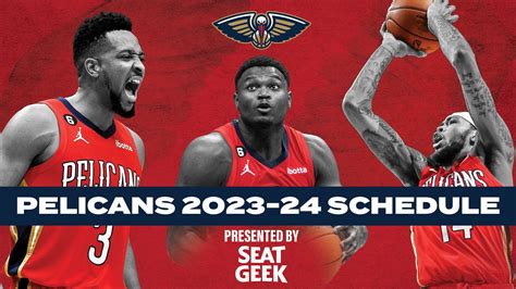 new orleans pelicans basketball schedule 2023